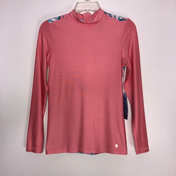 Kyodan Swim Tropical Tie Dye Printed Rash Guard Size Small - Picture 2 of 16